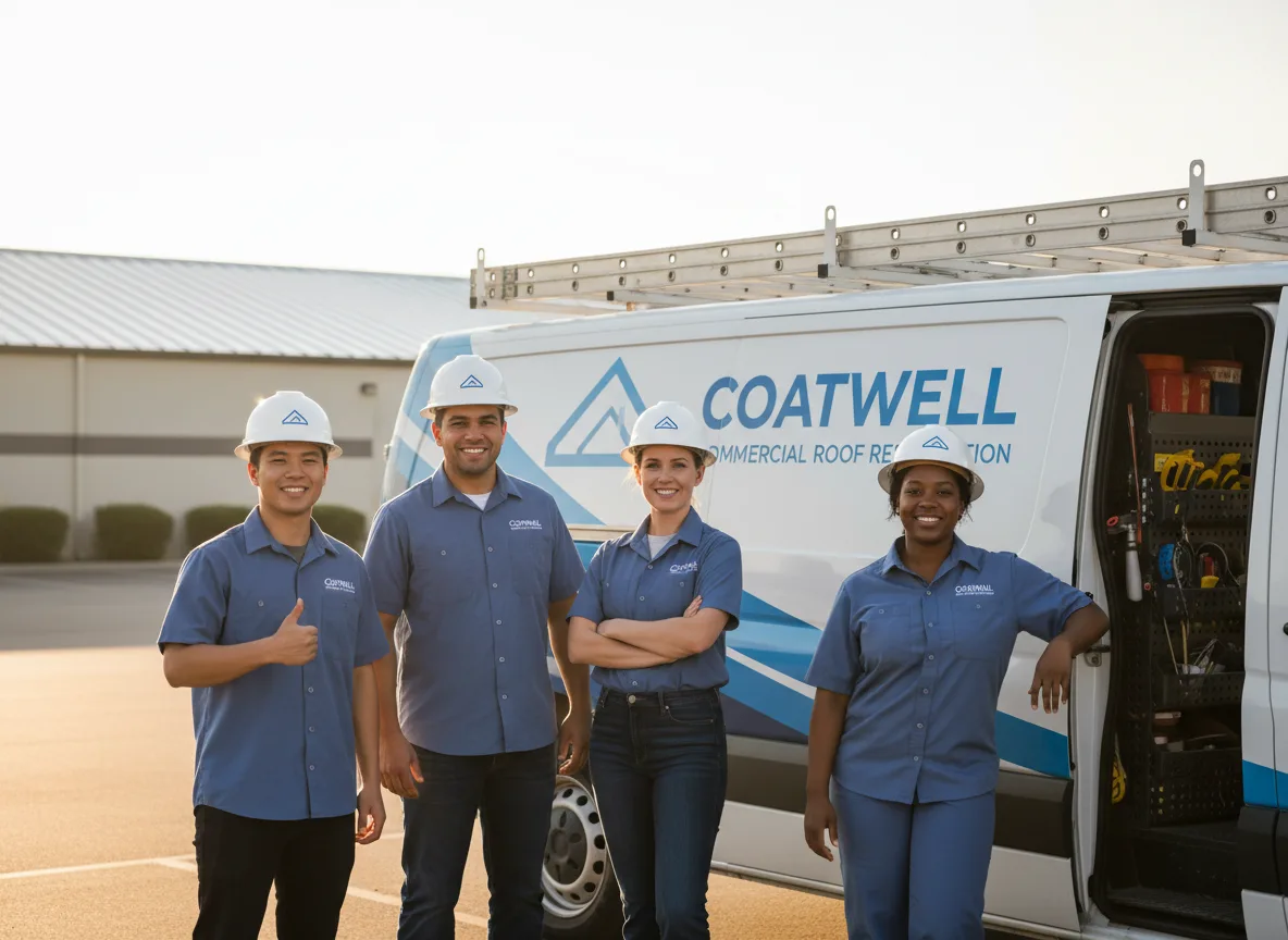 Commercial roof coating company in Ipava, IL